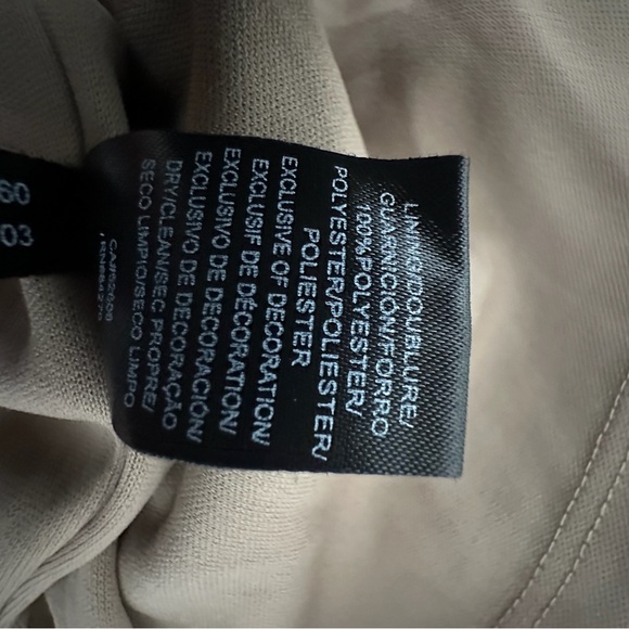 Jessica Howard Champagne Gold Sleeveless Cocktail Dress Bead Accent Y2K Size 10 - Picture 9 of 10